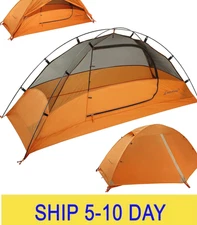 Clostnature Crux Lightweight Tent for Backpacking - 1/2/3/4 Person Ultralight Ba