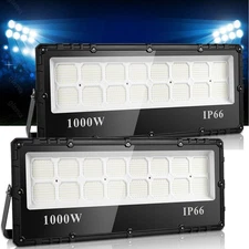 2X 1000W LED Flood Light Cool White Outdoor Stadium Soccer Field Arena Spotlight