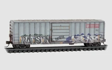 Ferrocarril 50' Ribside Boxcar Weathered Graffiti MTL #025 45 326 N SCALE