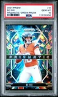 2024 PANINI PRIZM PRIZMATIC GREEN PRIZM #11 BO NIX ROOKIE RC PSA 10
