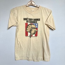 VTG 1978 Richard Nixon Protest T Shirt Anti Nixon Watergate Single Stitch Small
