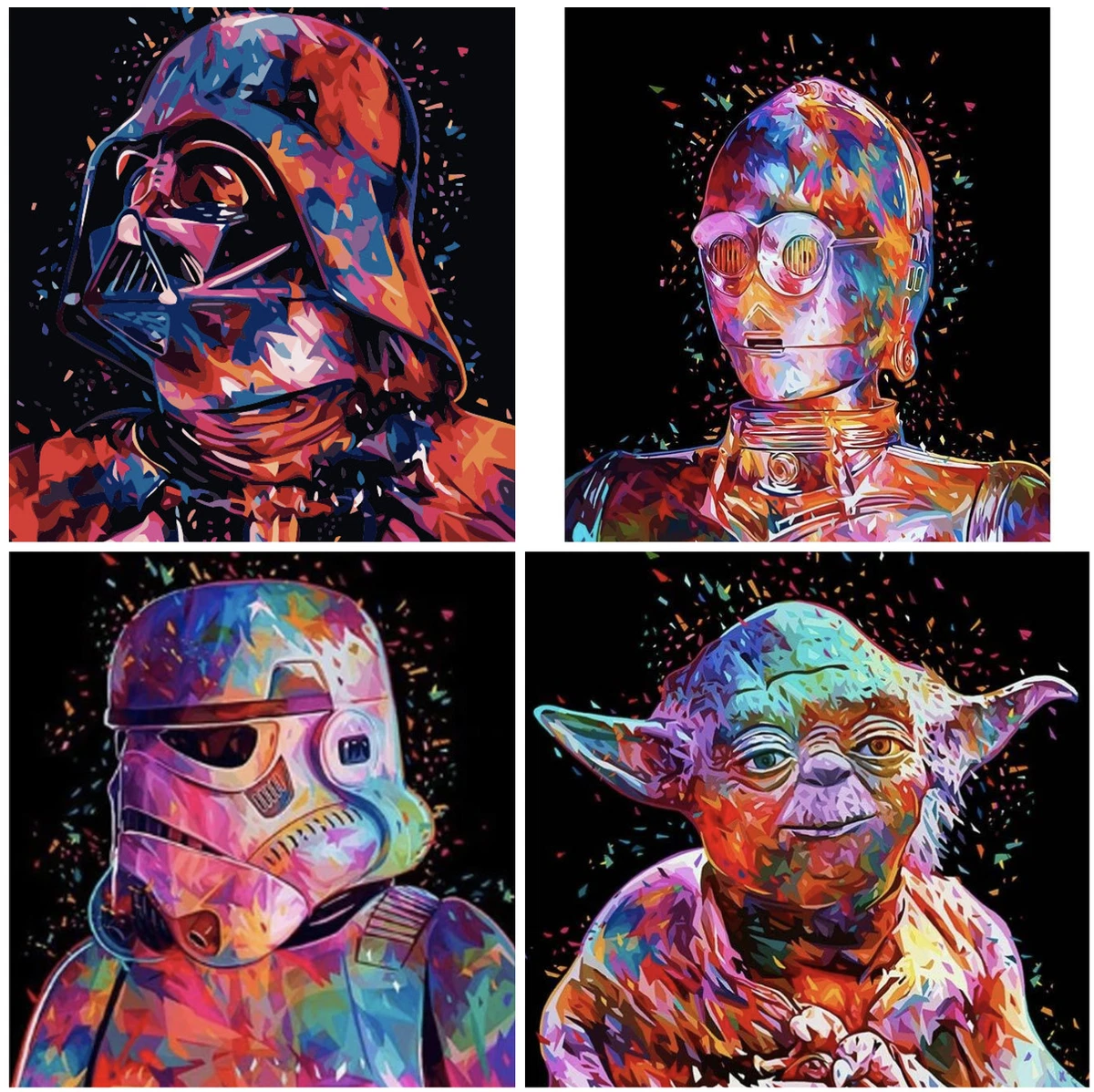 Star Wars Paint By Numbers