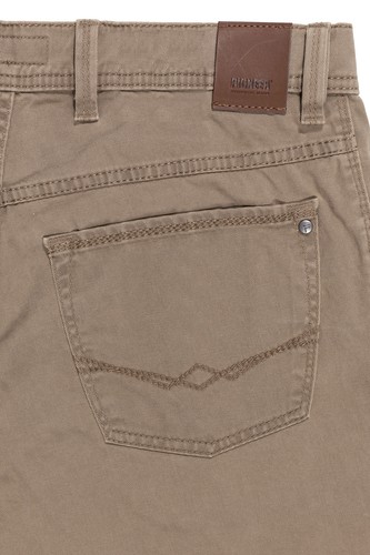 PIONIER Peter Jeans Elasticizzati Pantaloni Denim Uomo Grigio Beige W34 W38 L34 - Picture 7 of 7