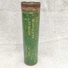 WWII Tail Unit No 4 Smokeless Empty Tin Box Round TB1518
