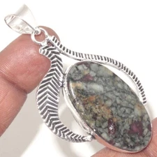 $11 Eudialyte Ethnic Handmade Antique Style Pendant Jewelry 2.6 Inches M11844 E1