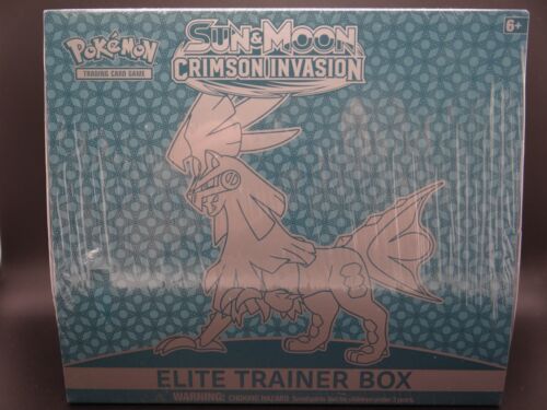 Pokemon TCG: Crimson Invasion Elite Trainer Box - Sun & Moon (SM04) SEE PICS!