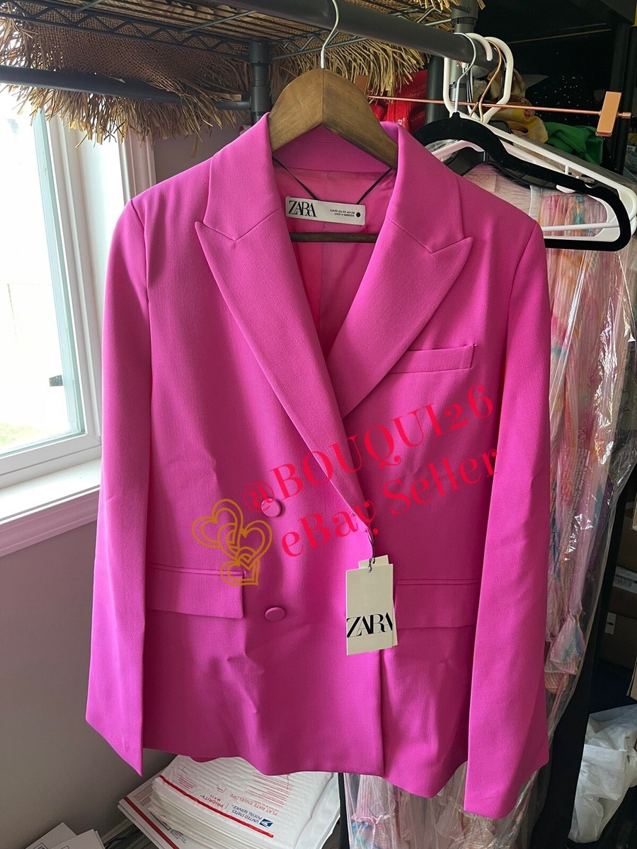 ZARA NEW WOMAN POCKET CAPE BLAZER PINK REF: 2481/707 | eBay ZARA NEW WOMAN POCKET CAPE BLAZER PINK REF: 2481/707 | eBay