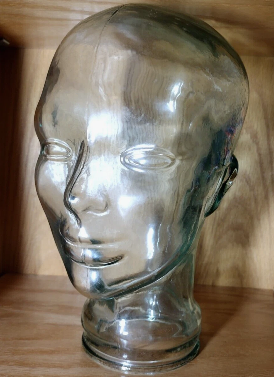 Vintage Glass Mannequin Head