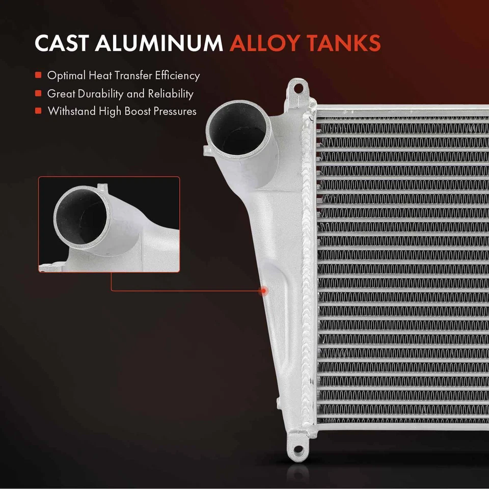 Intercooler refrigerado por aire para Chevy W3500 Tiltmaster GMC W3500 delantero Isuzu NPR Foto 3 de 4