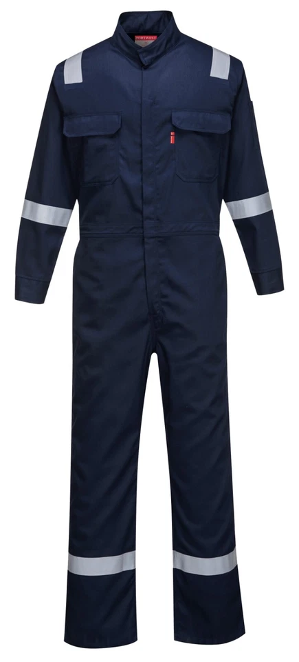 Portwest FR94 Bizflame FR Coverall Flame Resistant Lightweight Reflective Tape - Image 2 of 4