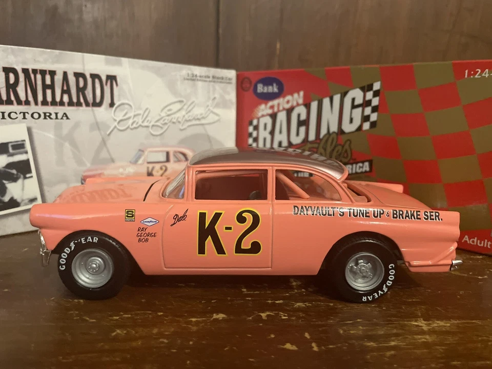 Action Dale Earnhardt K-2 1956 Ford Victoria 1998 edición limitada coche de carreras banco Foto 4 de 4