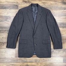 Polo Ralph Lauren Blazer Mens 38 Gray Lined Long Sleeve Sport Coat USA Made