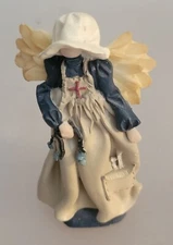 1998 CATHY KOZIOL ENESCO CONFIRMATION ANGEL FIGURINE; Has Cross  On Dress  3.5" 