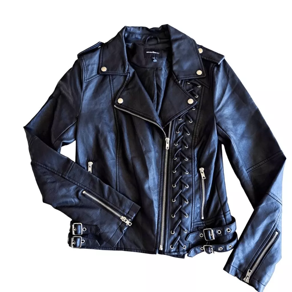 Members only vegan leather jacket cheap