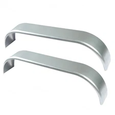 Pair Round Trailer Fenders 10" x 64" x 18" Fits Tandem Axle 13" 14" 15" 16" Tire