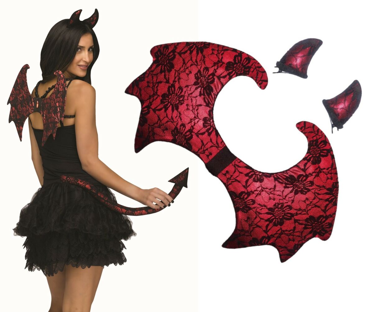 Deluxe Devil Ladies Costume Red Dress Deluxe Devil Ladies Costume Red Dress