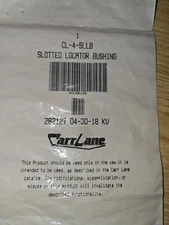 Carr Lane CL-4-SLLB SLOTTED LOCATOR BUSHING NEW