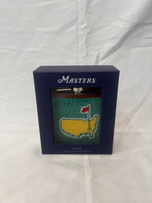 2025 Masters Smathers and Branson Needlepoint Flask Augusta National Golf! 