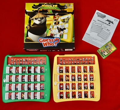 GUESS WHO? KUNG FU PANDA EDITION HASBRO BOARD