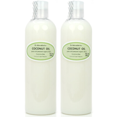 Premium Pure Organic Cold Pressed Best Coconut Oil 92 Degree 2 oz up to 7 LB