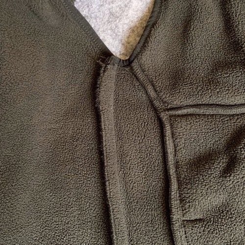 Mens Timberland Sherpa Fleece Black Gilet Body Warmer Pile Sz L Large VGC - Picture 13 of 16