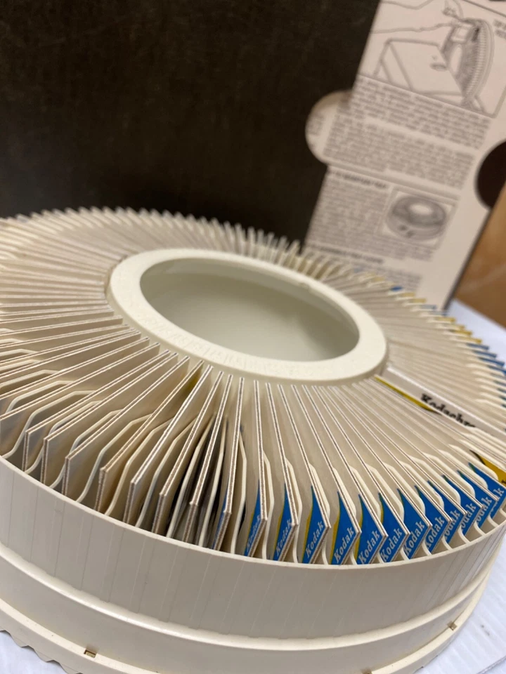 1964 VTG-GAF Sawyer's Rotatory Slide Tray Fits 100 Slides w/Box and 95 Slides - Image 3 of 4