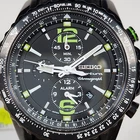 Vtg Seiko Sportura Chrono Men's Watch 100M W/R Alarm Quartz 7T62-0LA0 (SNAE97)