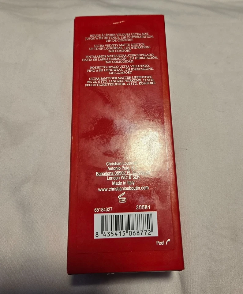 CHRISTIAN LOUBOUTIN ROUGE LOUBOUTIN VELVET MATTE LIPSTICK - RED DRAMADOUCE 005M - Image 3 of 4