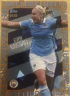 Steph Houghton 1894 Gold 4/50 Topps Manchester City Team Set 2025-2026