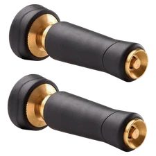 2-Pack: SmartHome Power Stream Brass Hose Nozzle
