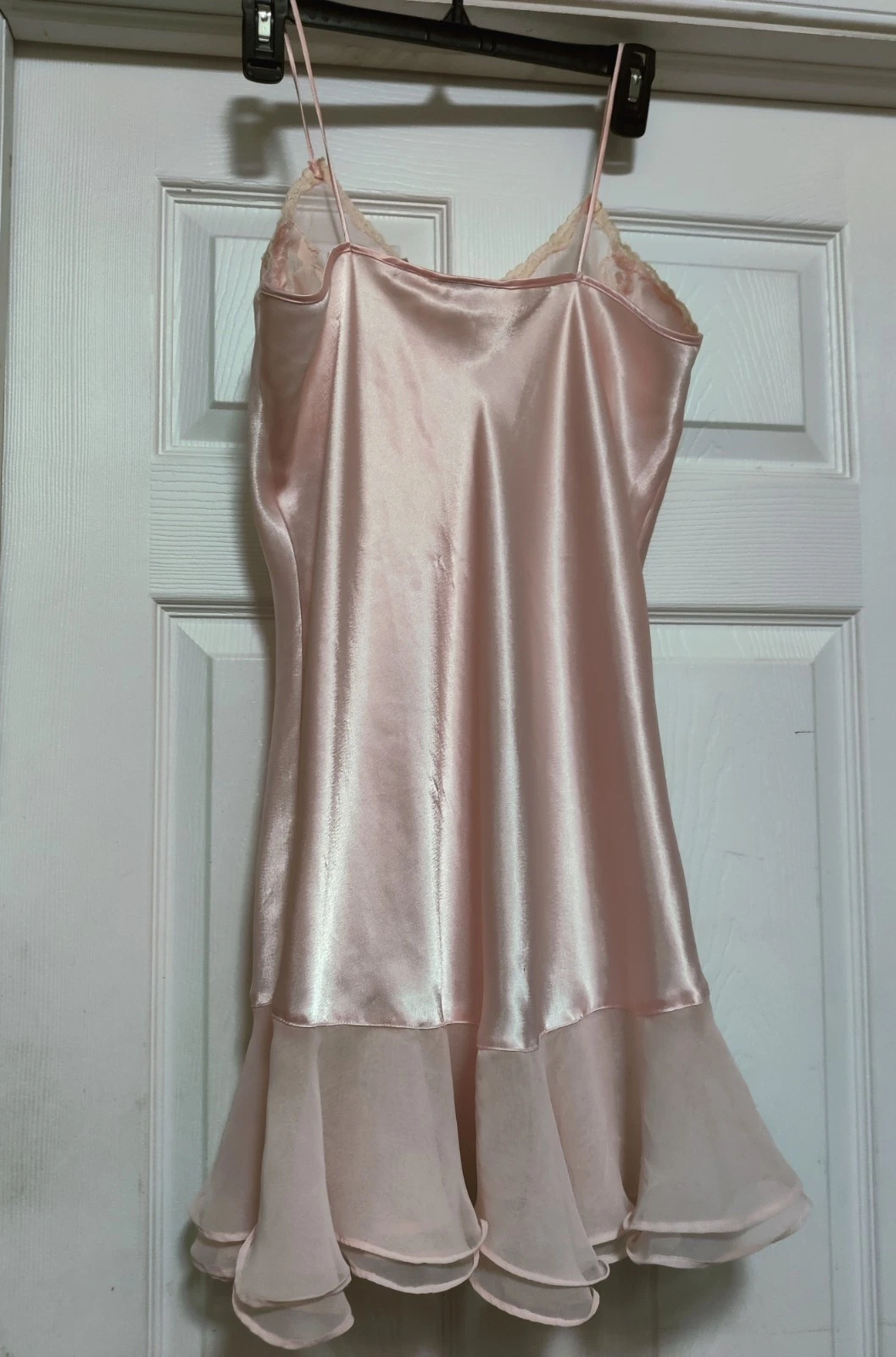 UNDERCOVER Abito vintage Victoria's Secret Tease pizzo slip volant etichetta oro