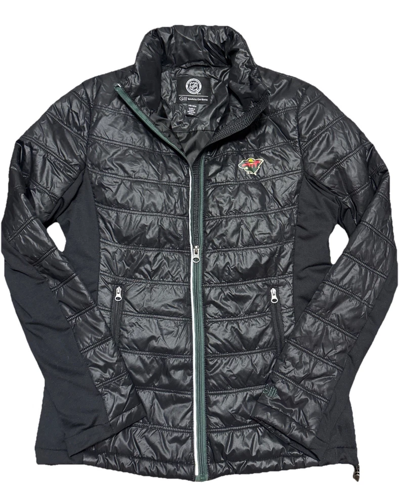 Chaqueta con cremallera G-III Sports by Carl Banks para mujer NHL Wild Hockey talla XS Foto 3 de 4