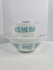 2 Vintage Pyrex Amish Butterprint Casserole Dishes (1957-1968) 470 & 475 - C