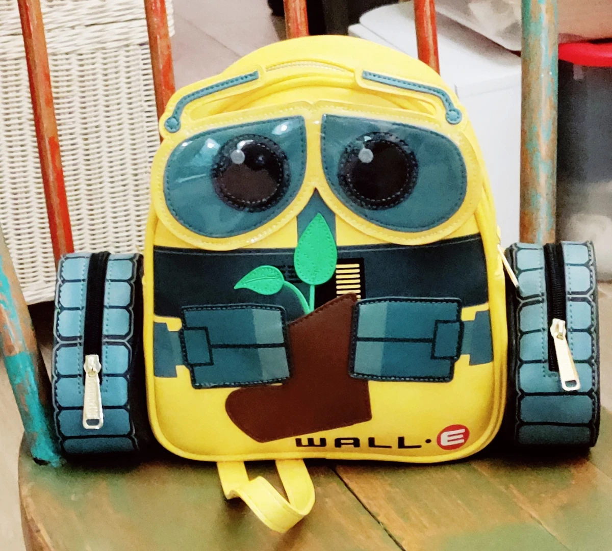 Loungefly Disney Pixar WALL-E Figural WALL-E with Trash Yellow Mini Backpack Bag Loungefly Disney Pixar WALL-E Figural WALL-E | Mercari main image 2