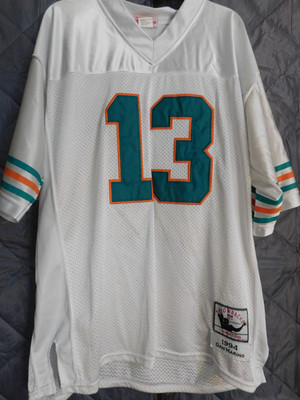 Mitchell & Ness Dan Marino 1994 Miami Dolphins Stitched Jersey White Size 50