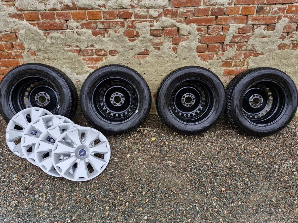 Winterräder Ford Mondeo BA7 MK5 inkl. Ford Radkappen + -muttern. 215 60 R16 - Bild 2 von 4