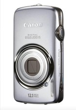 Canon IXUS 200 IS Working w/ 5x IS Zoom Lens Digital Compact Camera w Charger