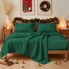 3/4 Piece Lightweight Microfiber Sheet Set Soft Deep Pocket Bedding – ClevaHome