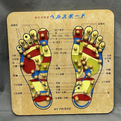 #ad #ad Podiatry amp; Reflexology Pressure Point Therapy Tool amp; Chart Solid Wood $35.00