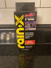 Vintage 1998 Rain X Anti Fog Glass Treatment USA 7oz ~ New in Box