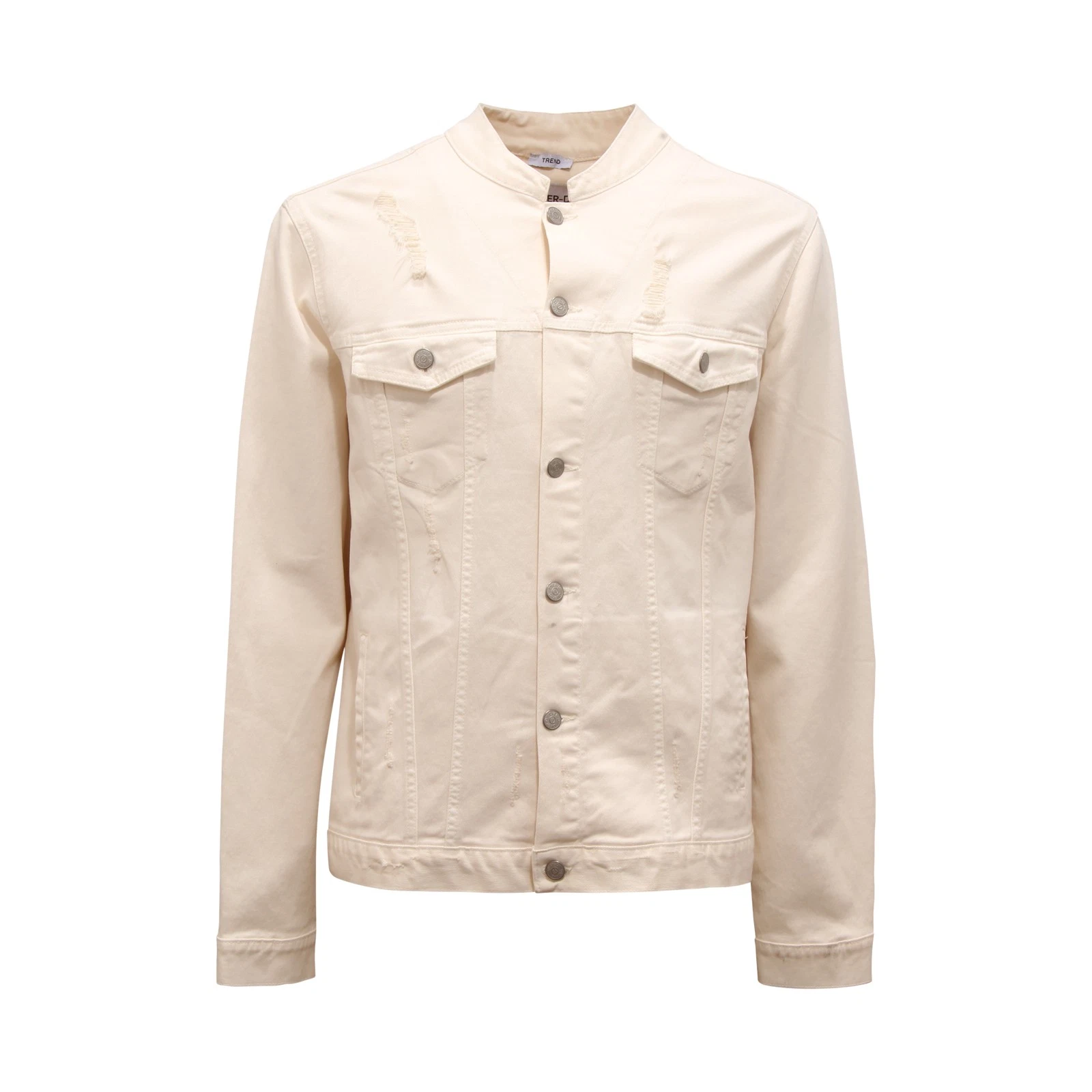 Q1945 MENS OVER-D MAN DISTRESSED DENIM JACKET JACKET