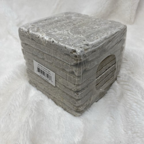 Botticino Crema 4x4 Pack of 9 Tumbled Marble Tile Backsplash Floor Wall 1SF - Picture 5 of 6