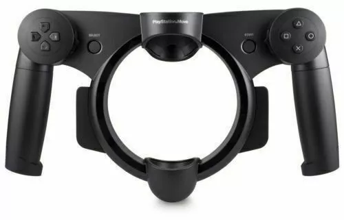 Official Sony Playstation 3 Ps3 Move Racing Steering Wheel Super