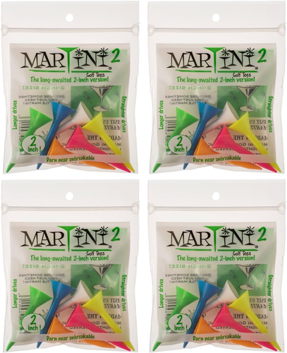 2" 4 Packs of Mixed - 24 Tees Total - Virtually Unbreakable - Picture 3 of 12