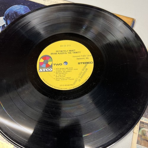 Brian Auger & the Trinity Vinyl LP Definitely What - Picture 10 of 11
