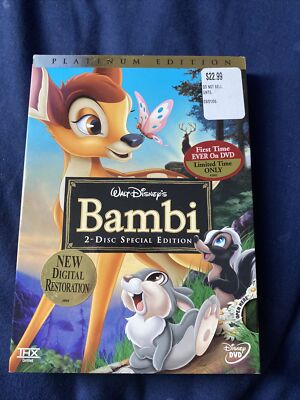 Disney's Bambi Two-Disc DVD Platinum Edition - New / Sealed