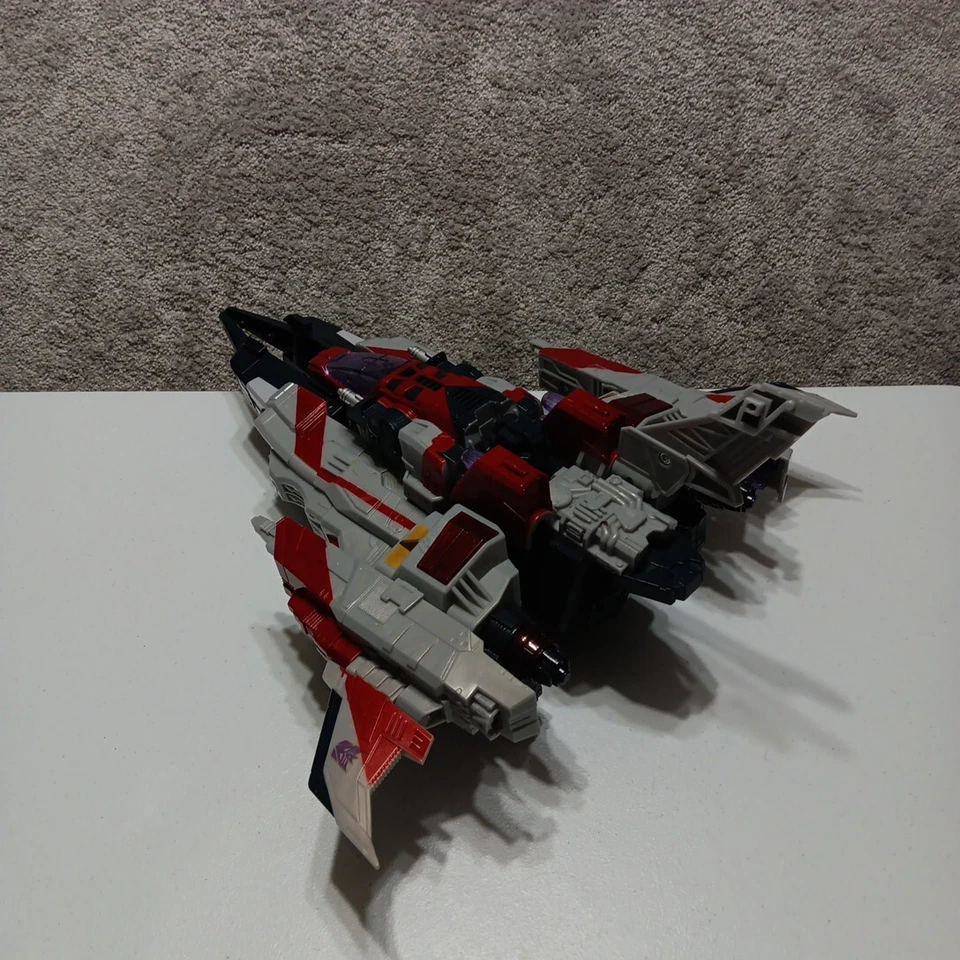 Transformers Cybertron Supreme Class Starscream Figure NEAR-COMPLETE - Image 4 of 4