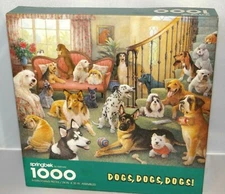 Springbok DOGS DOGS Dogs Jigsaw Puzzle 1000 Pcs PZL6131 Vintage Brad Sutton