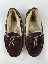 UGG Australia Women  s Dakota 5133 Brown Slippers Moccasin Slip On Casual Size 11