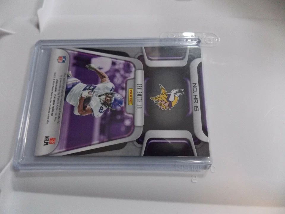 2020 Playbook Irv Smith Jr. Hot Routes Jersey Relic #85/99 Vikings  - Image 2 of 2